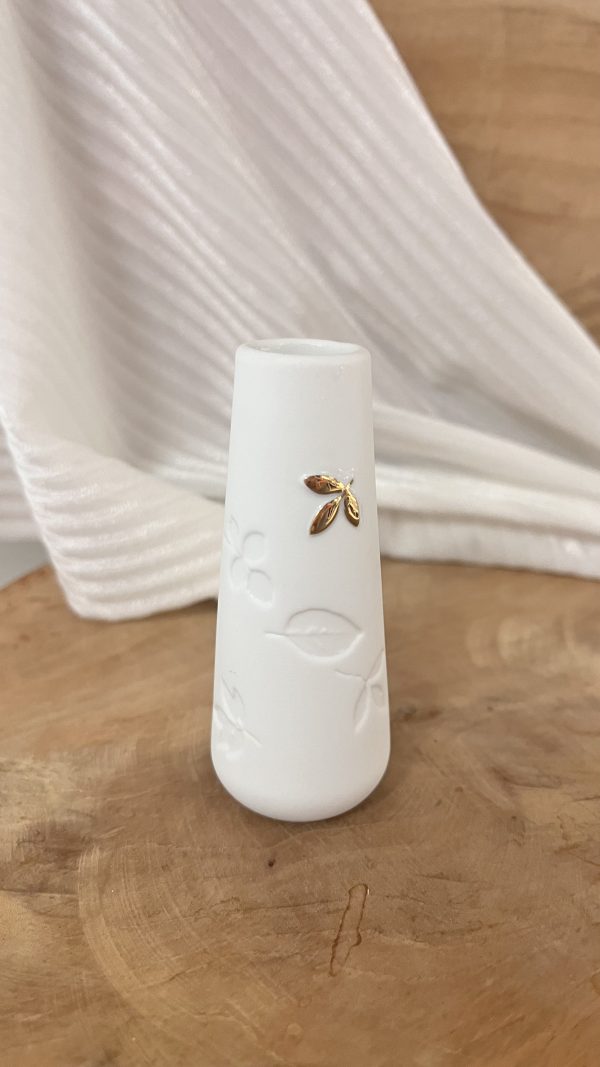 Mini vase Feuille dorée - Petit format – Image 2