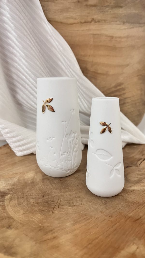 Mini vase Feuille dorée - Petit format – Image 3