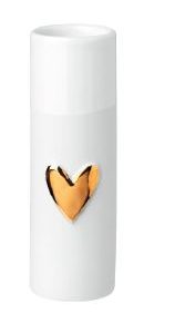 Minis vases  » coeur doré »