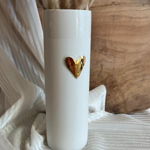 Vase Cœur Doré – GM