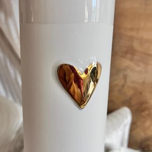 Vase Cœur Doré – GM