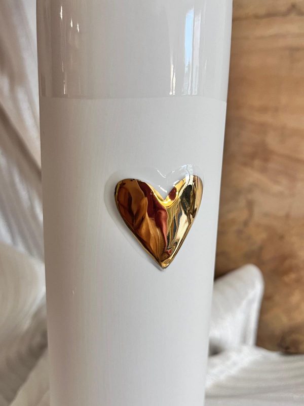 Vase Cœur Doré - GM – Image 2