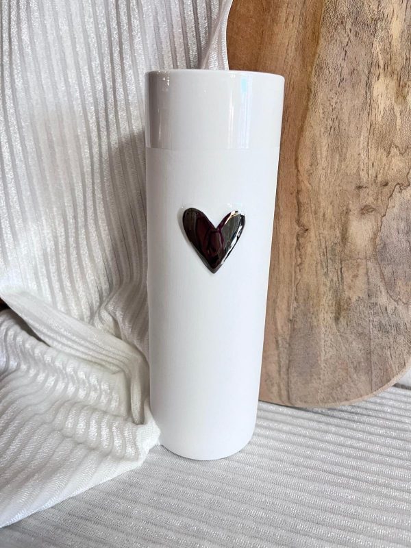 Minis vases "cœur argent" – Image 2