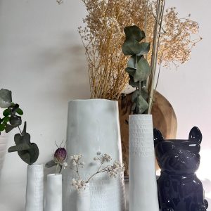 Vase Soliflore Porcelaine « poésie »