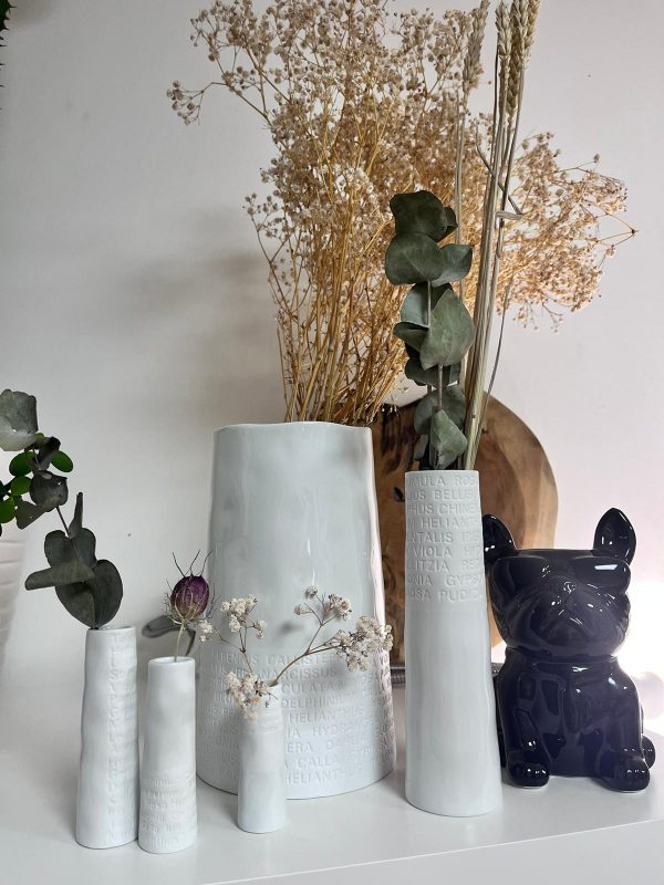 Vase Soliflore Porcelaine "poésie" – Image 2